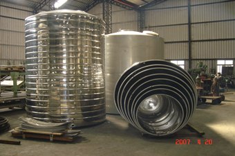 Stainless Steel Water Storage Tank